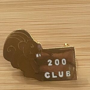 Gold 200 Club Squirrel Pin